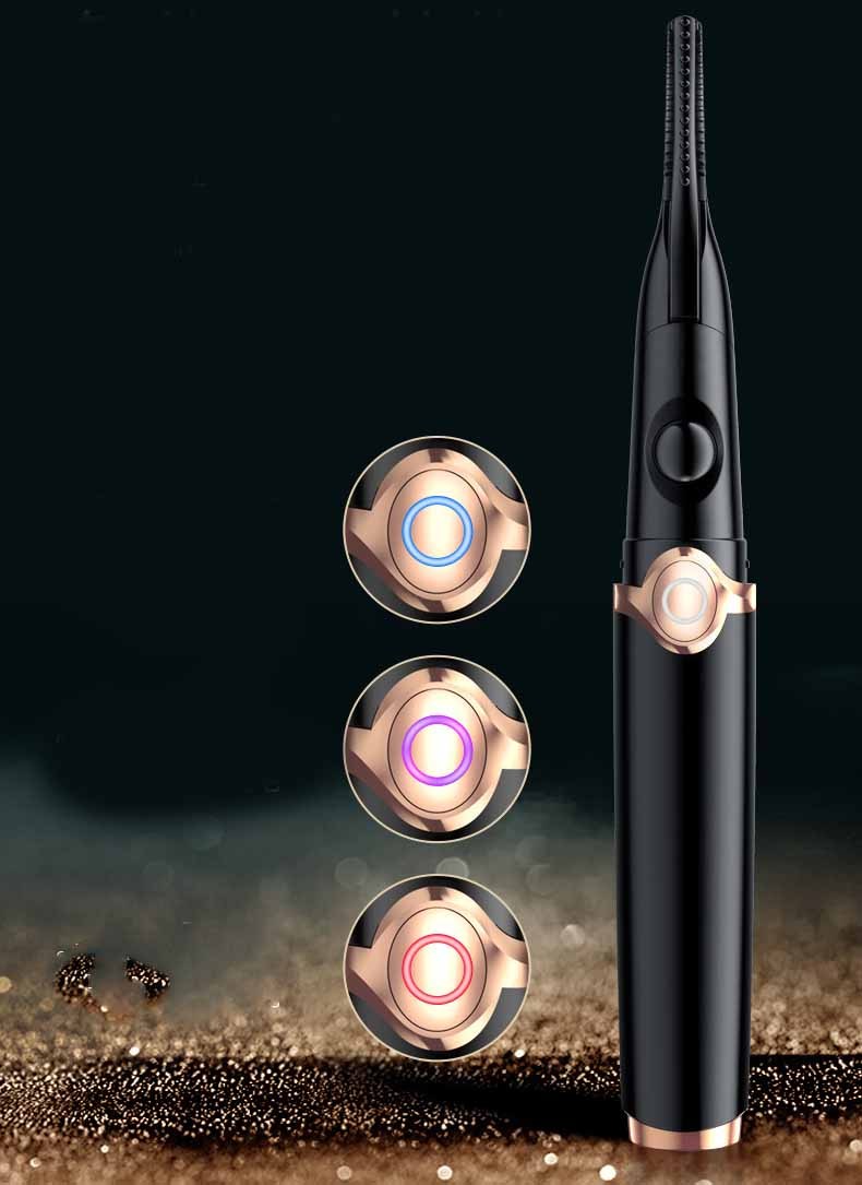 Beheizte Wimpernzange mit Clip